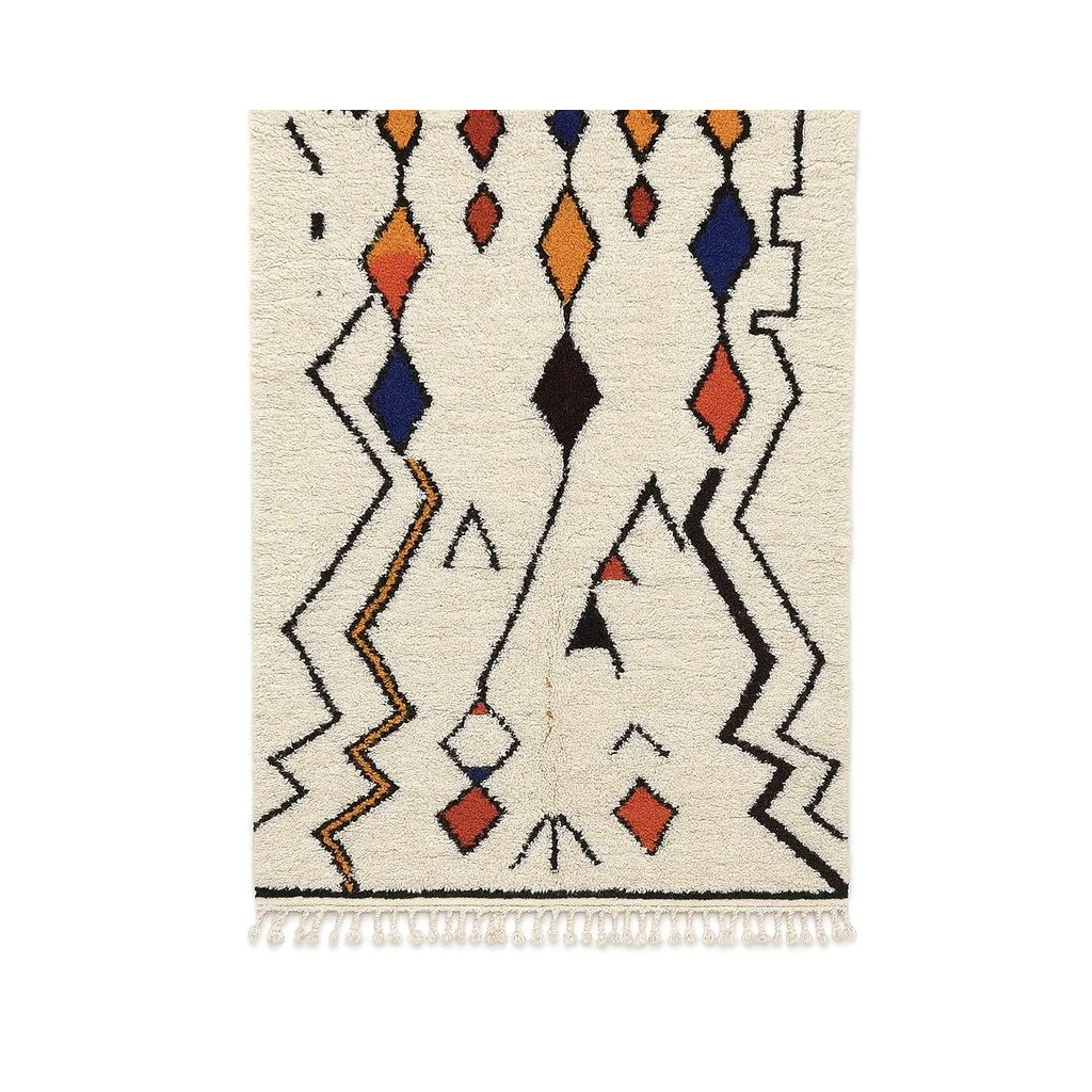 Bahija - Tapis marocain berbère artisanal coloré

 - Product Image
