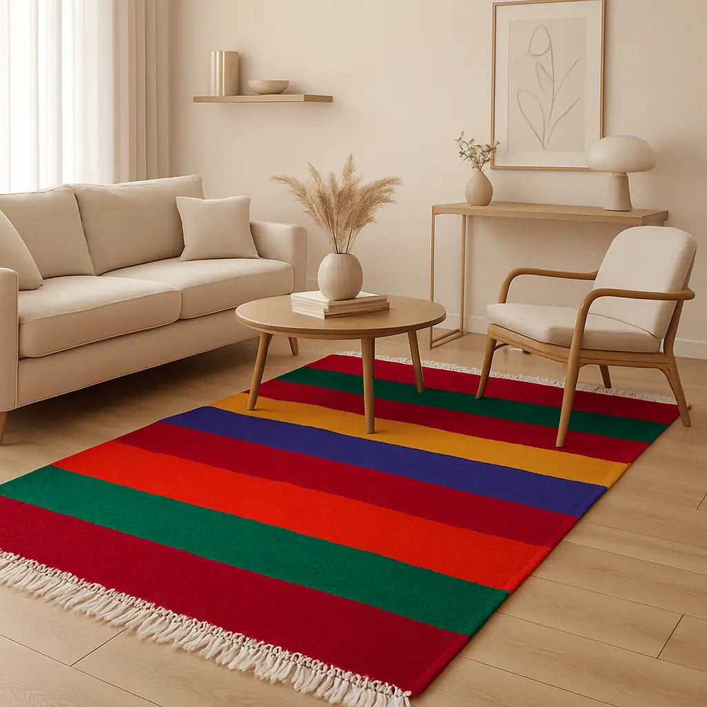 "Samira - Tapis berbère marocain coloré artisanal" - Lifestyle Image