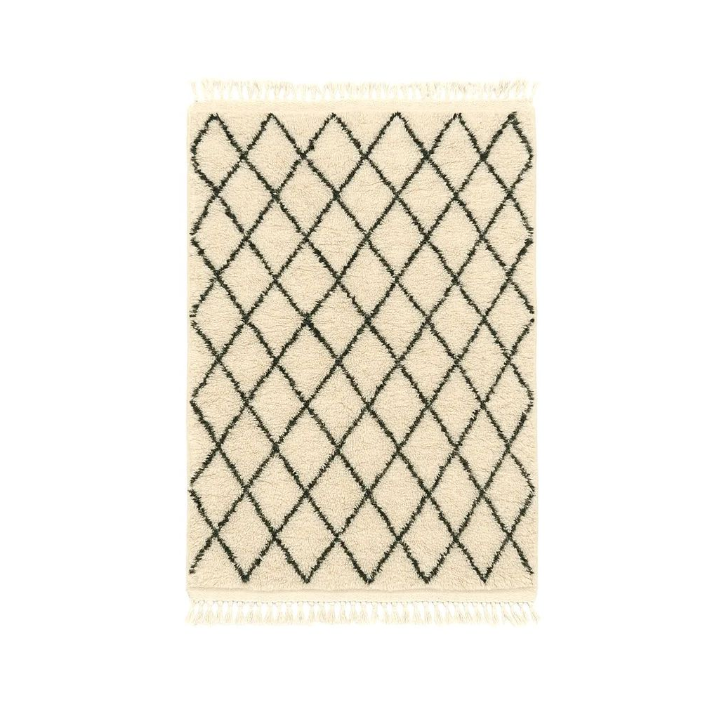 "Sahar - Tapis marocain berbère en laine tissée à la main" - Product Image