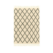 "Sahar - Tapis marocain berbère en laine tissée à la main" - Product Image