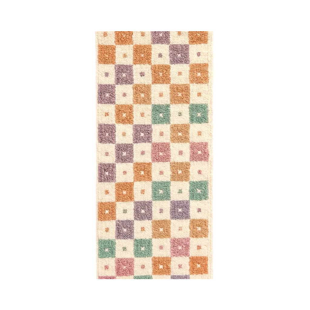 "Layla - Tapis marocain berbère vintage multicolore" - Product Image
