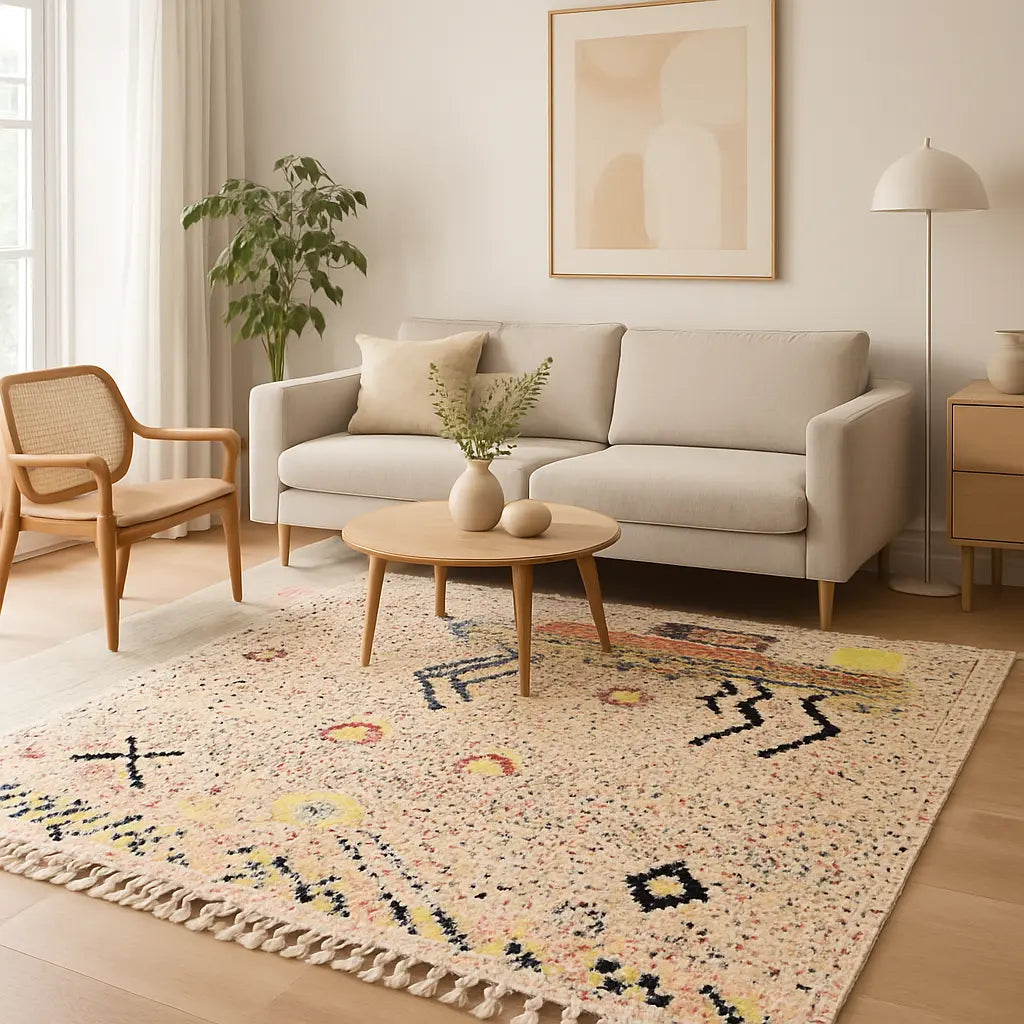 "Layal - Tapis marocain berbère fait main" - Lifestyle Image