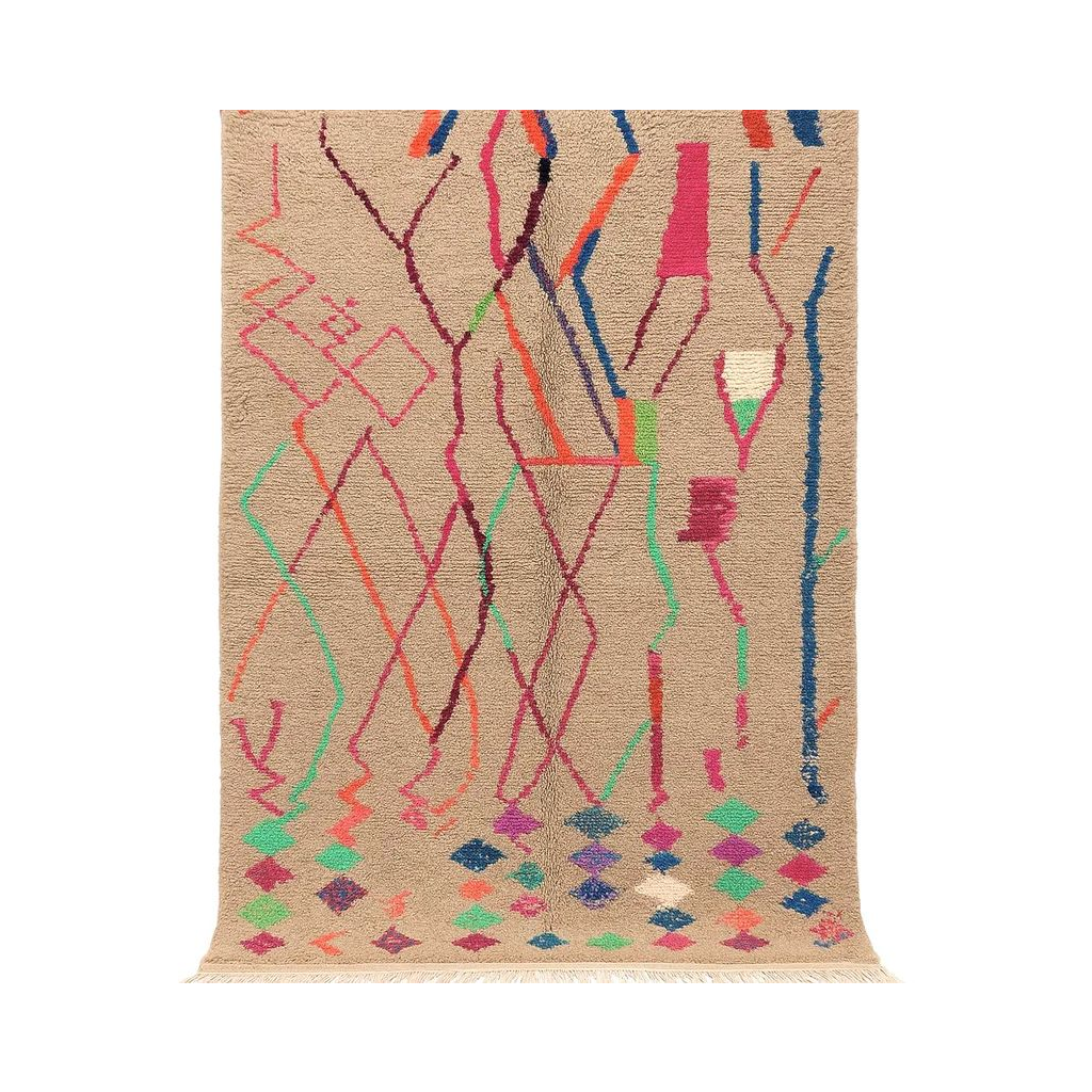 Samira - Tapis marocain berbère coloré artisanal - Product Image