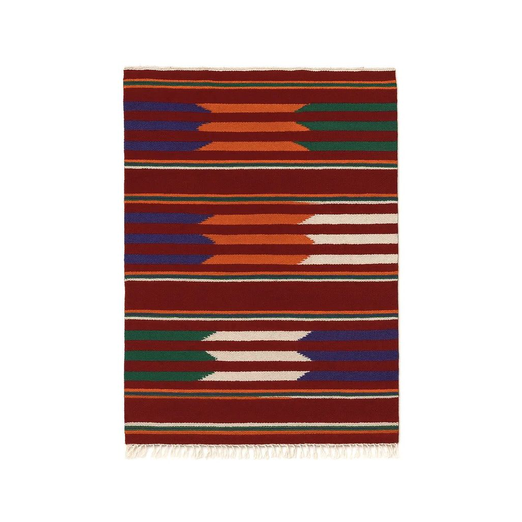 Zahra - Tapis marocain berbère multicolore artisanal - Product Image