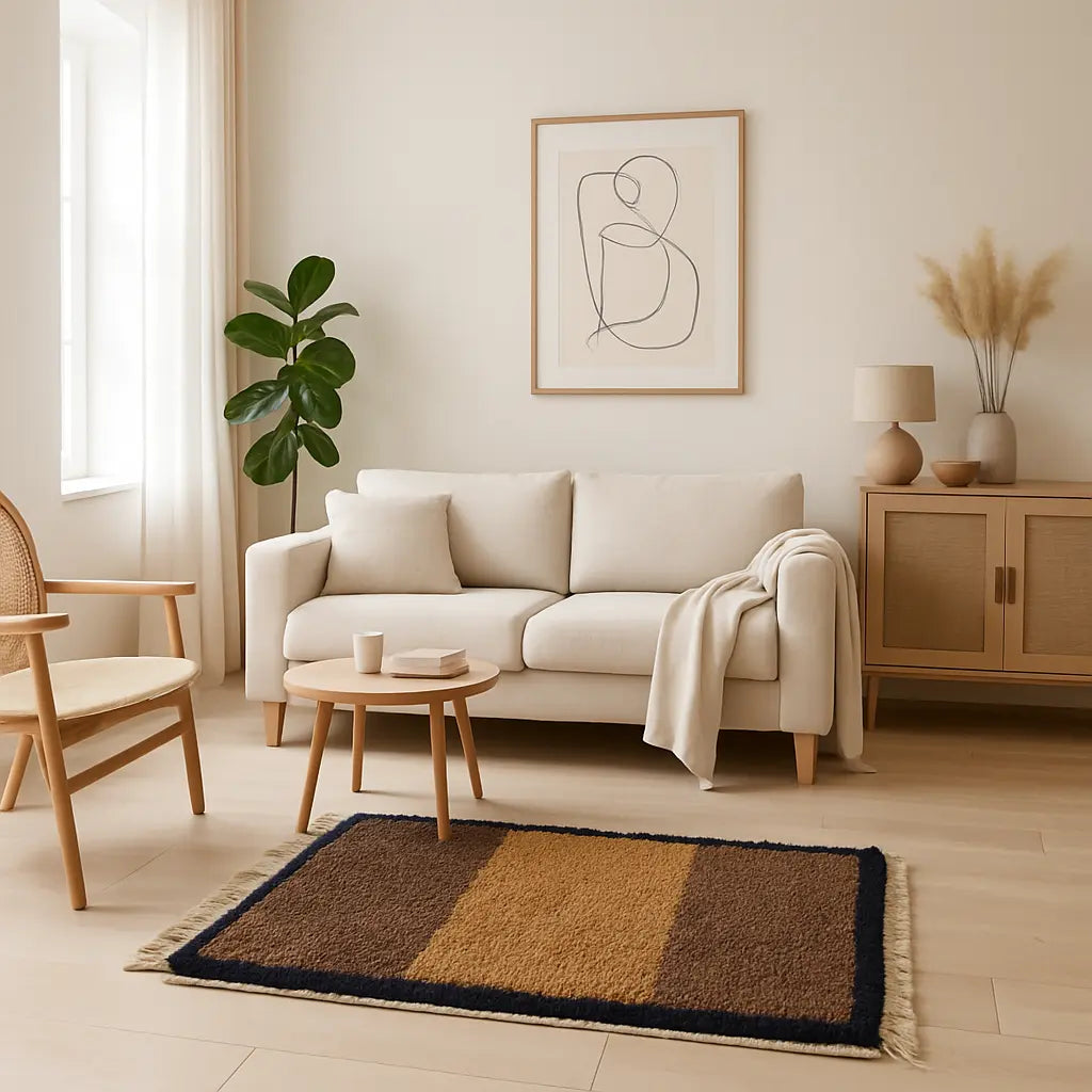 Zahra - Tapis marocain berbère en laine artisanale - Lifestyle Image