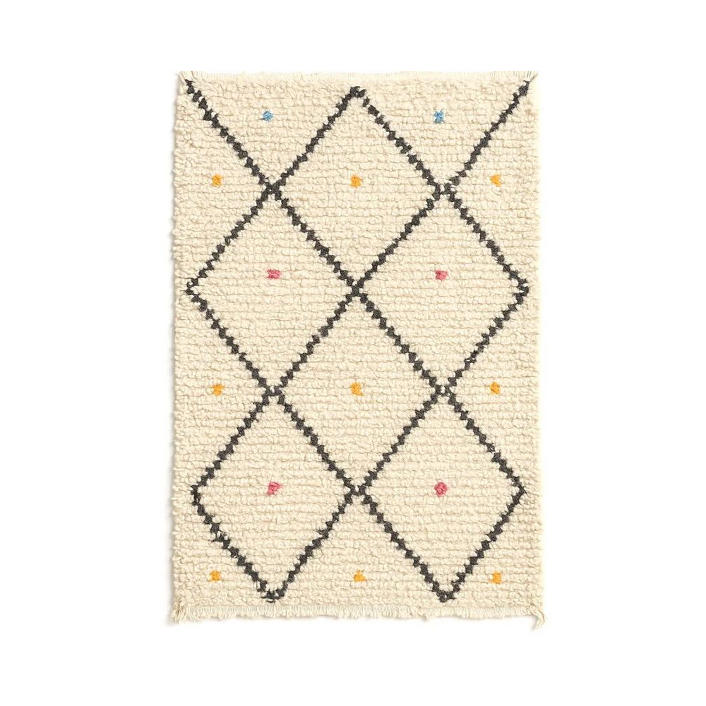 "Zahra - Tapis berbère marocain traditionnel fait main" - Product Image