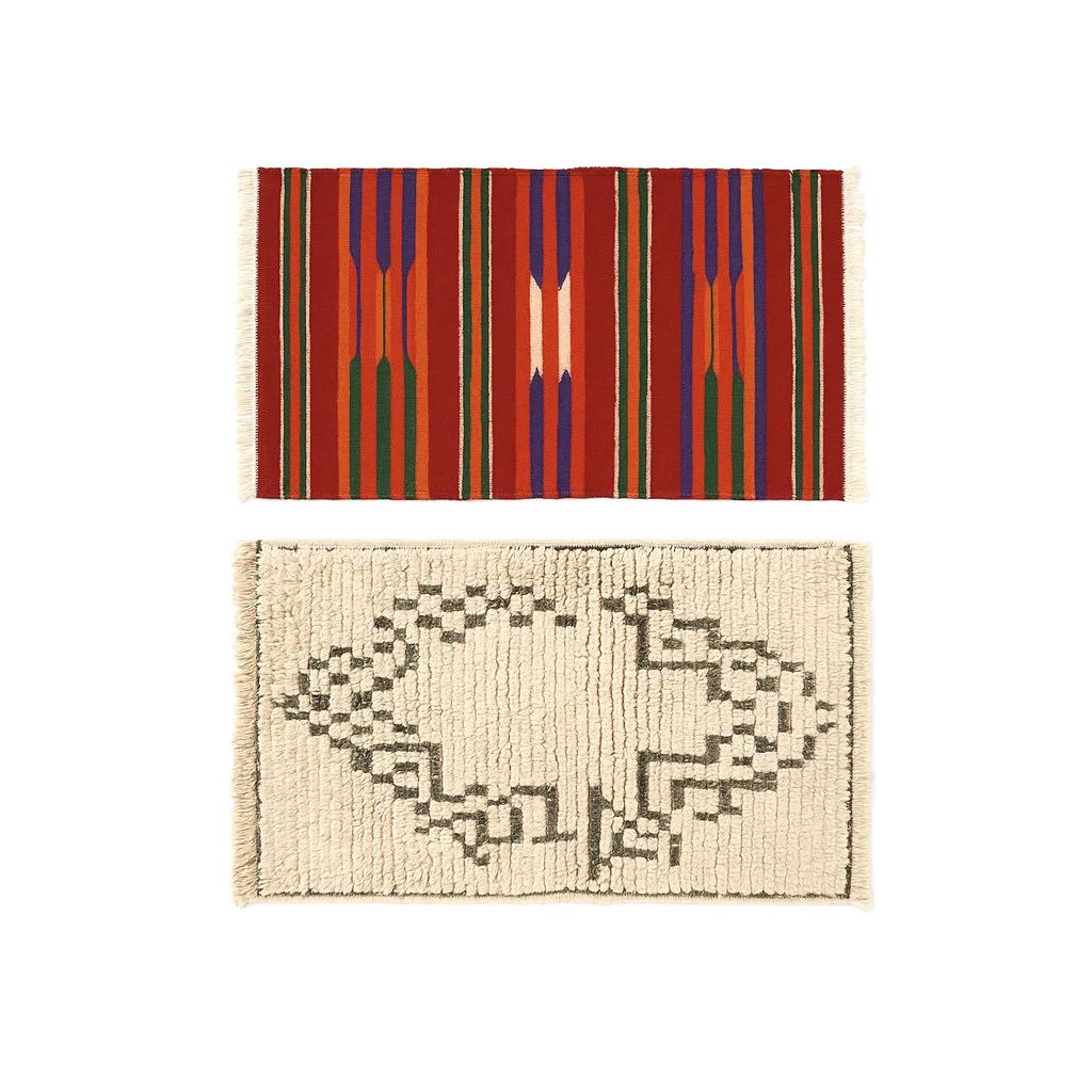 "Layla - Tapis marocain berbère artisanal en laine" - Product Image