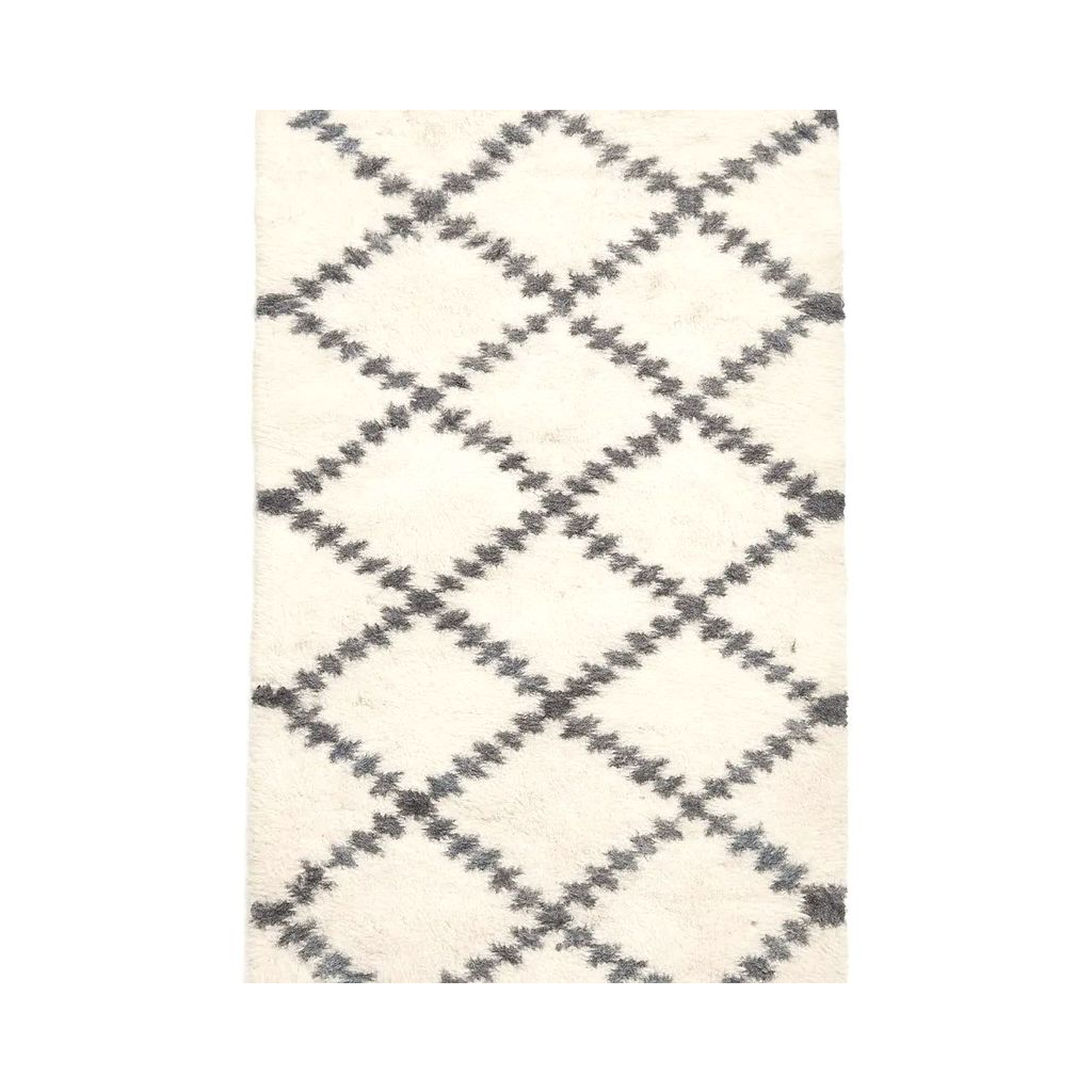 "Leyla - Tapis berbère marocain en laine, fait main, style bohème" - Product Image