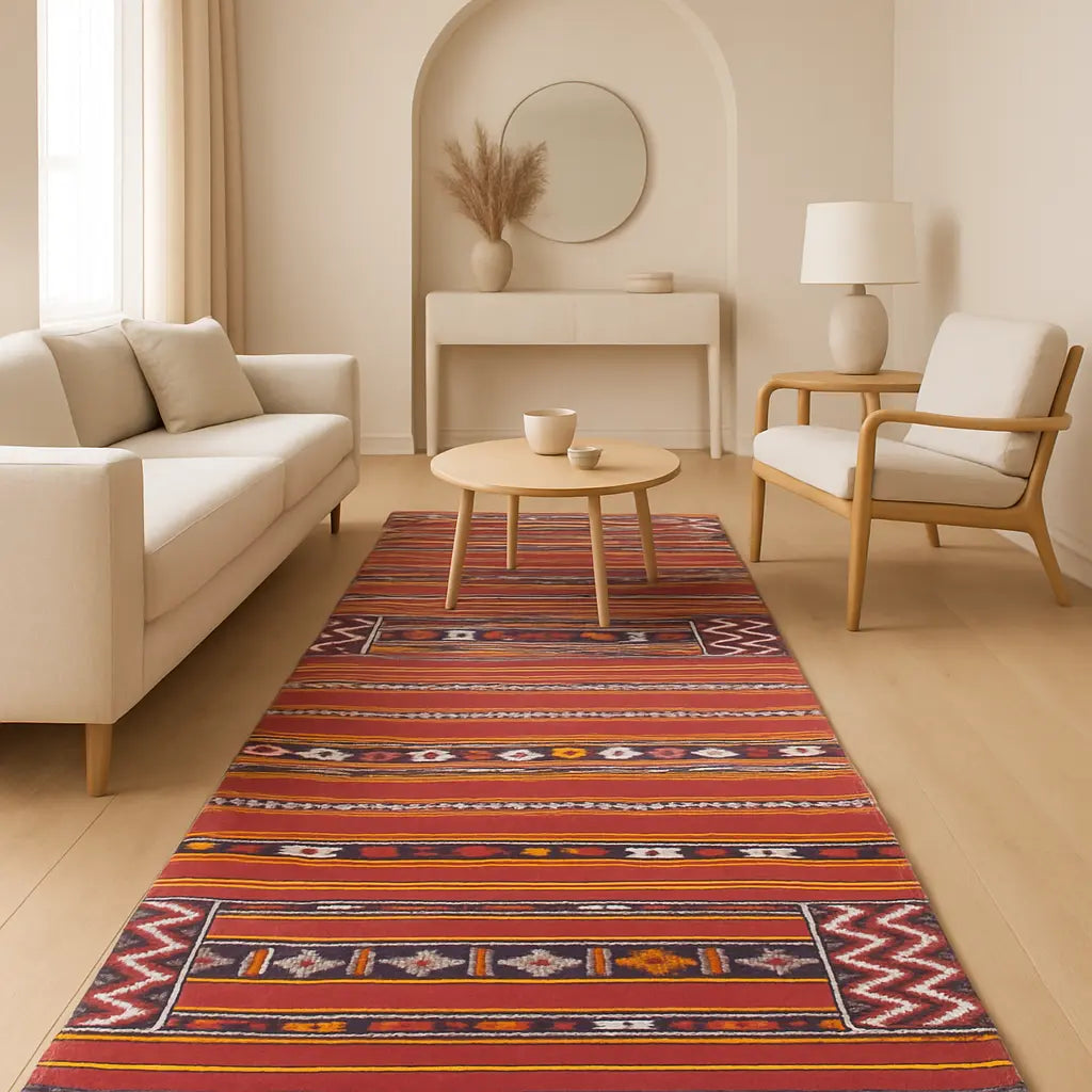 "Zina - Tapis marocain berbère tissé à la main" - Lifestyle Image