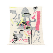 Amira - Tapis marocain moderne coloré fait main - Product Image