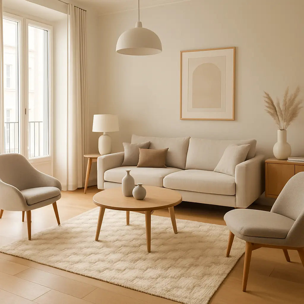 "Amira - Tapis berbère marocain en laine, fait main, déco authentique" - Lifestyle Image