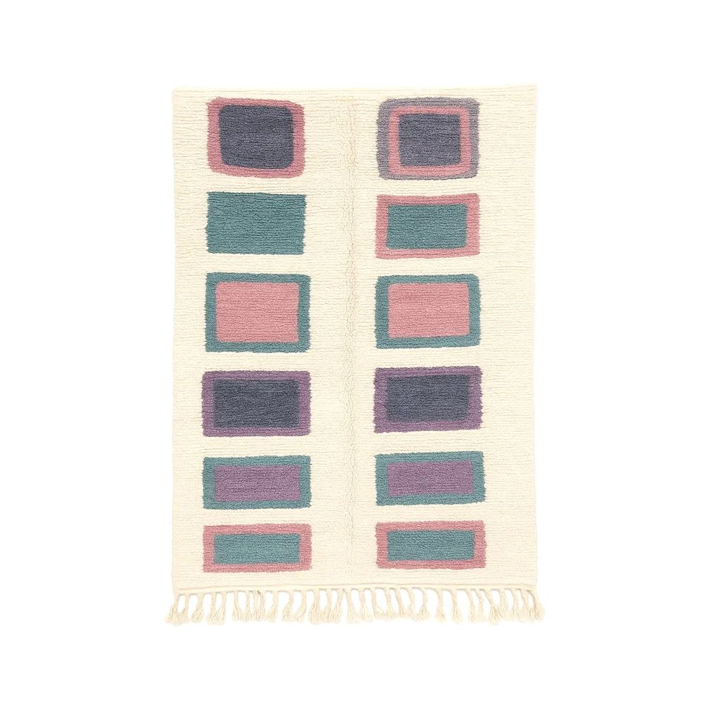 Zahra - Tapis marocain moderne berbère coloré - Product Image