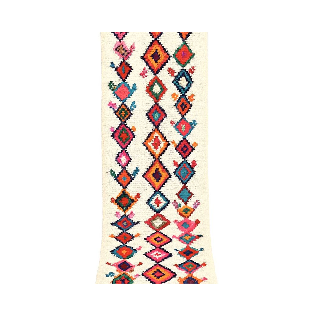 Aziza - Tapis berbère artisanal coloré marocain - Product Image