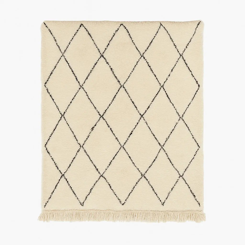 Tapis Beldi Noir Mazaya