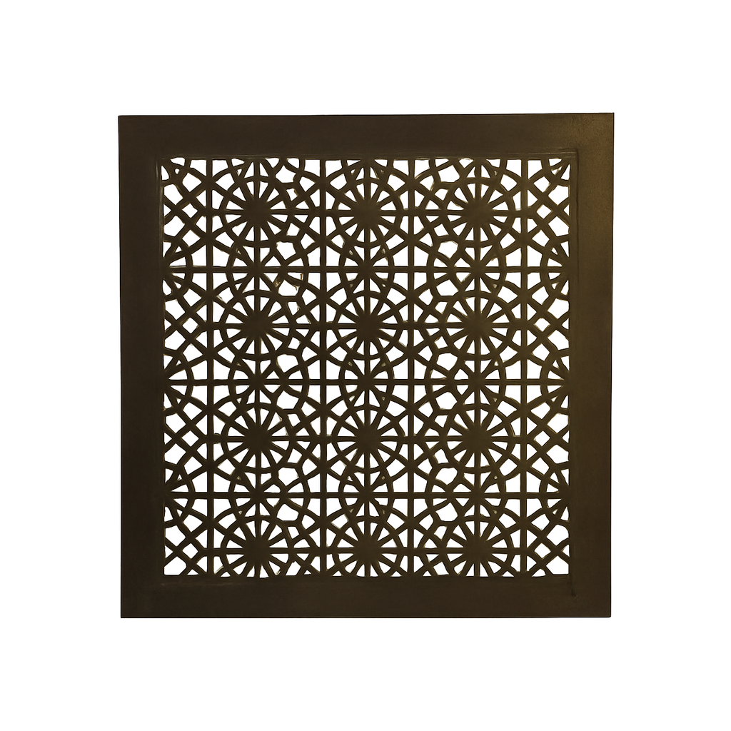 Amir – Applique murale marocaine carrée à motif géométrique - Mazaya