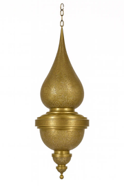 Roya - Suspension orientale ajourée en laiton doré Mazaya