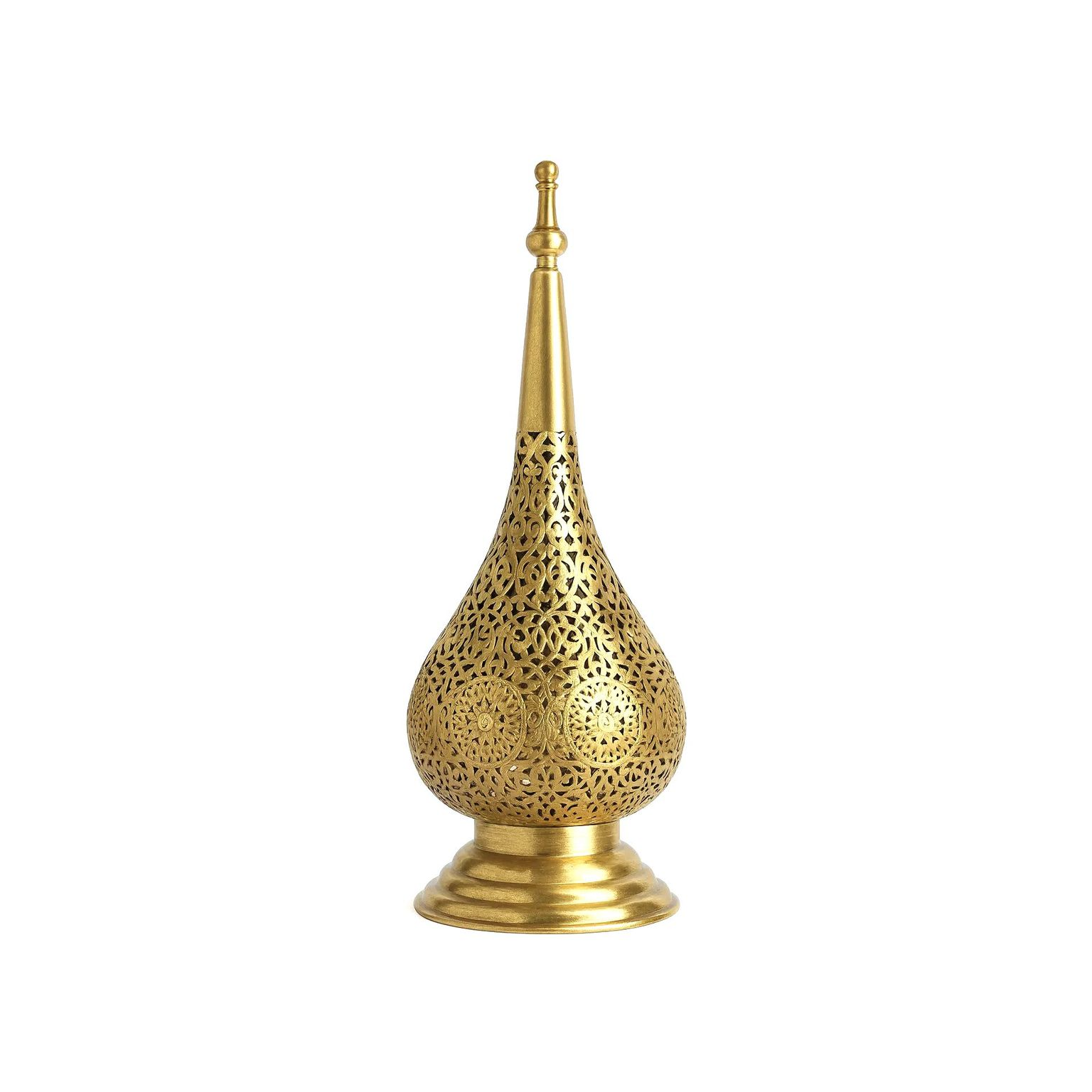 Naïla - Lampe marocaine orientale à poser en laiton - Mazaya