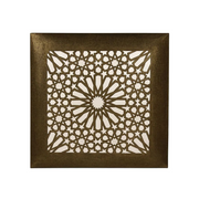 Maha – applique murale orientale carrée en laiton ajouré - Mazaya