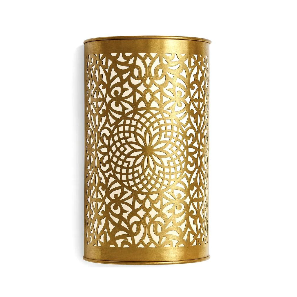 Iman – applique murale marocaine orientale en laiton ajouré - Mazaya