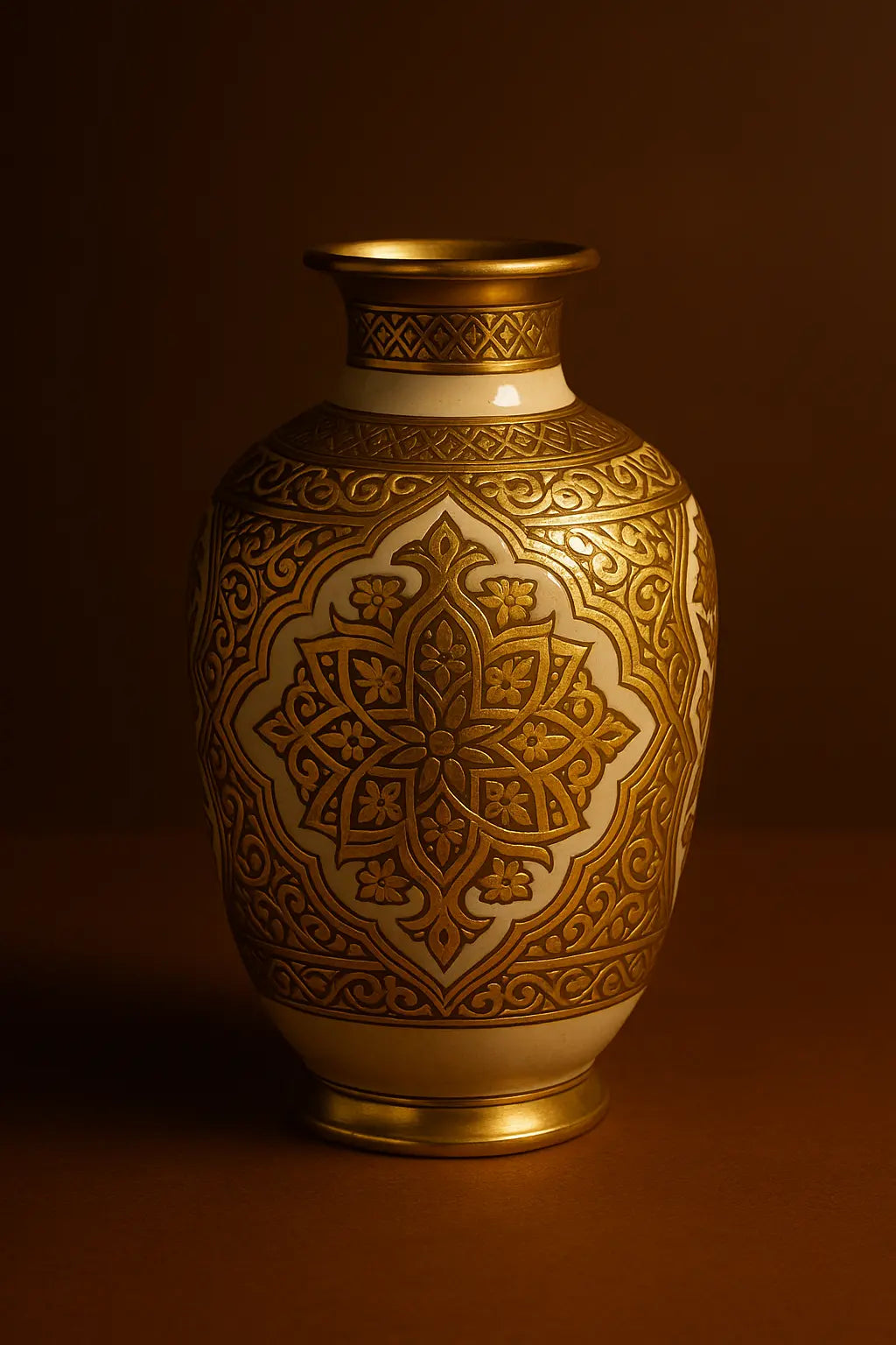 Poterie avec dorures - Mazaya