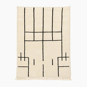 Tapis Graphik Noir Mazaya