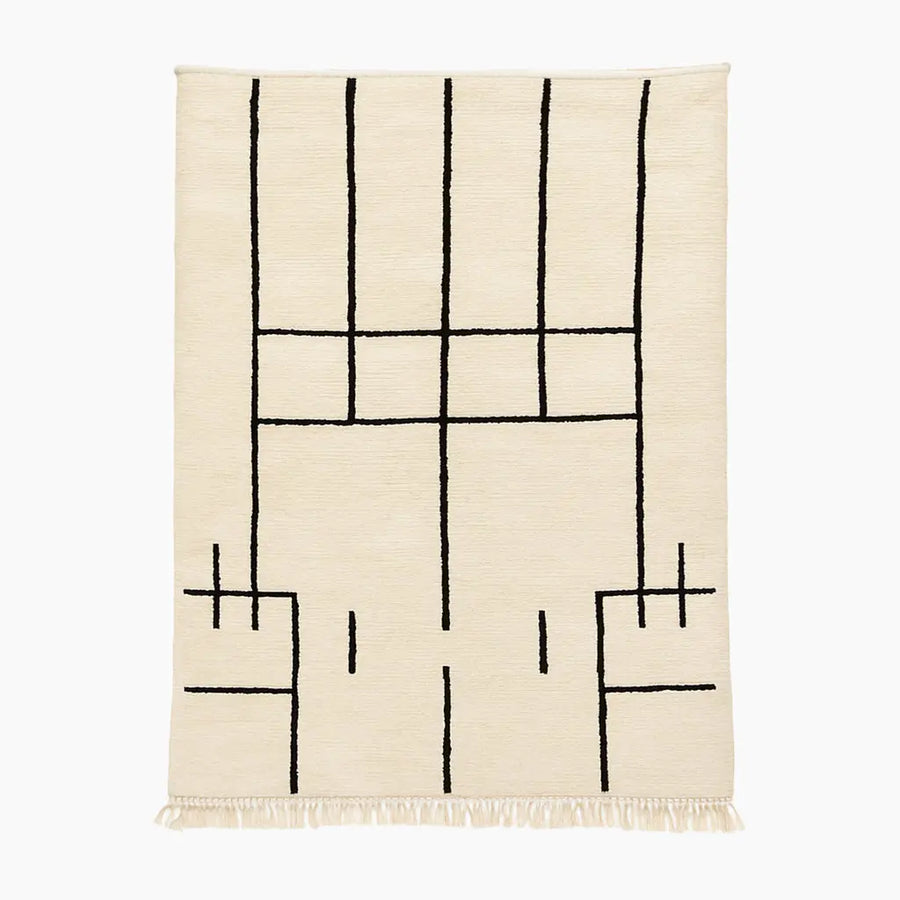 Tapis Graphik Noir