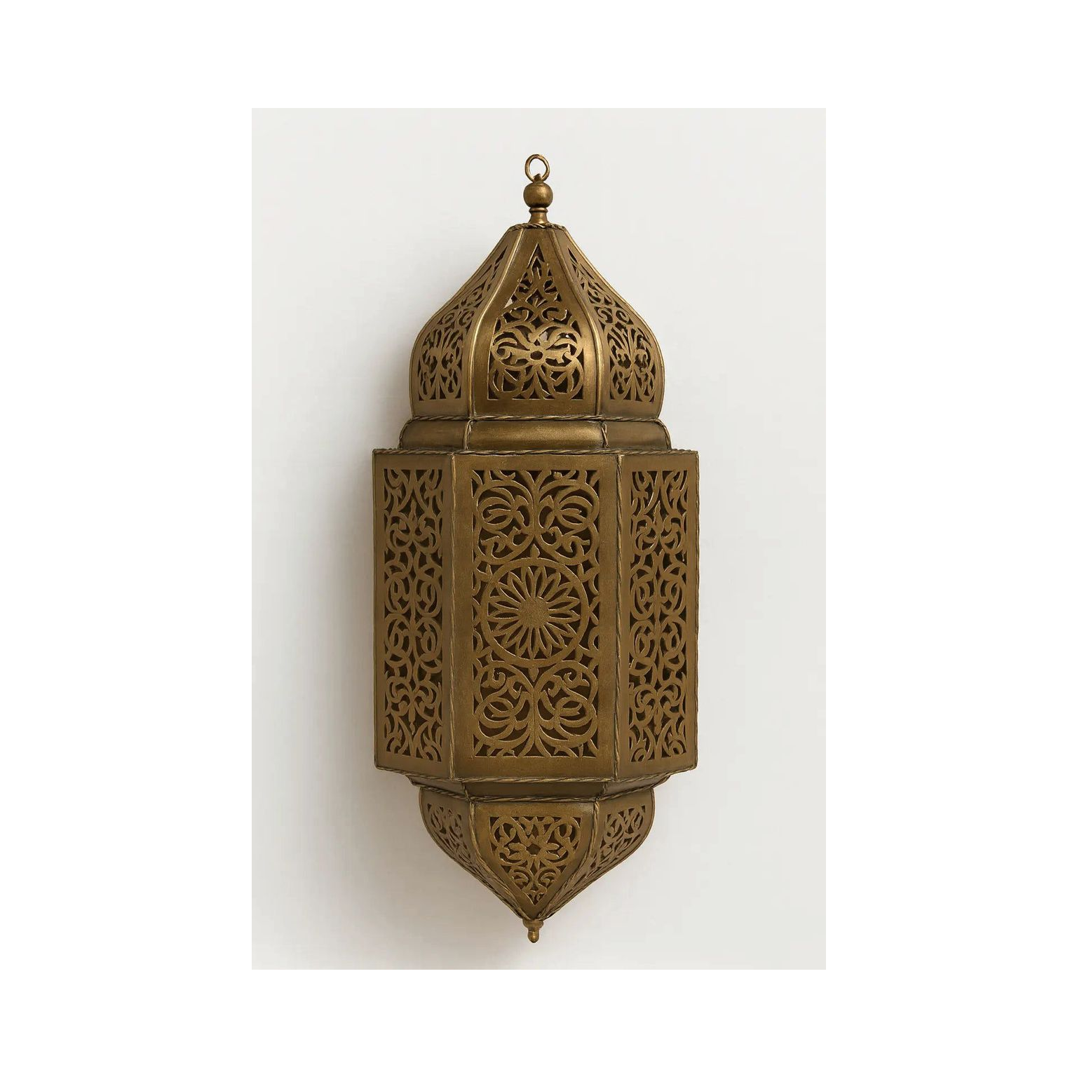 Qamar - Lanterne murale marocaine orientale ajourée - Mazaya