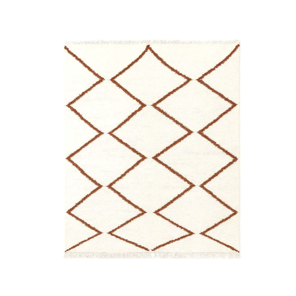 Amina - Tapis marocain berbère artisanal en laine 3.10 x 2.90m - Product Image