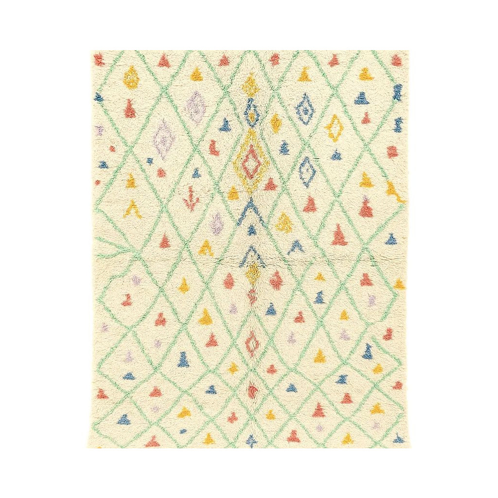 Aziza - Tapis marocain berbère coloré artisanal - Product Image