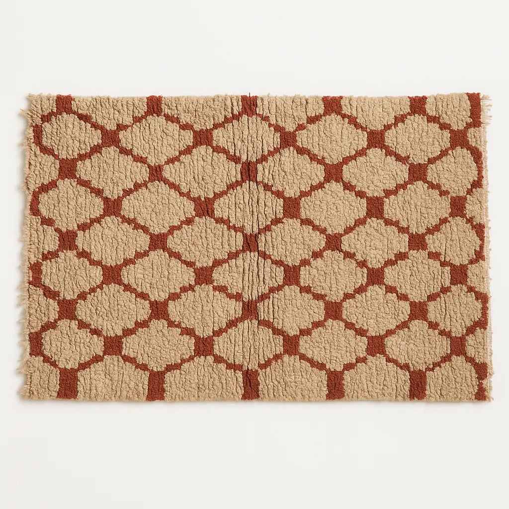"Layla - Tapis berbère marocain traditionnel fait main" - Product Image