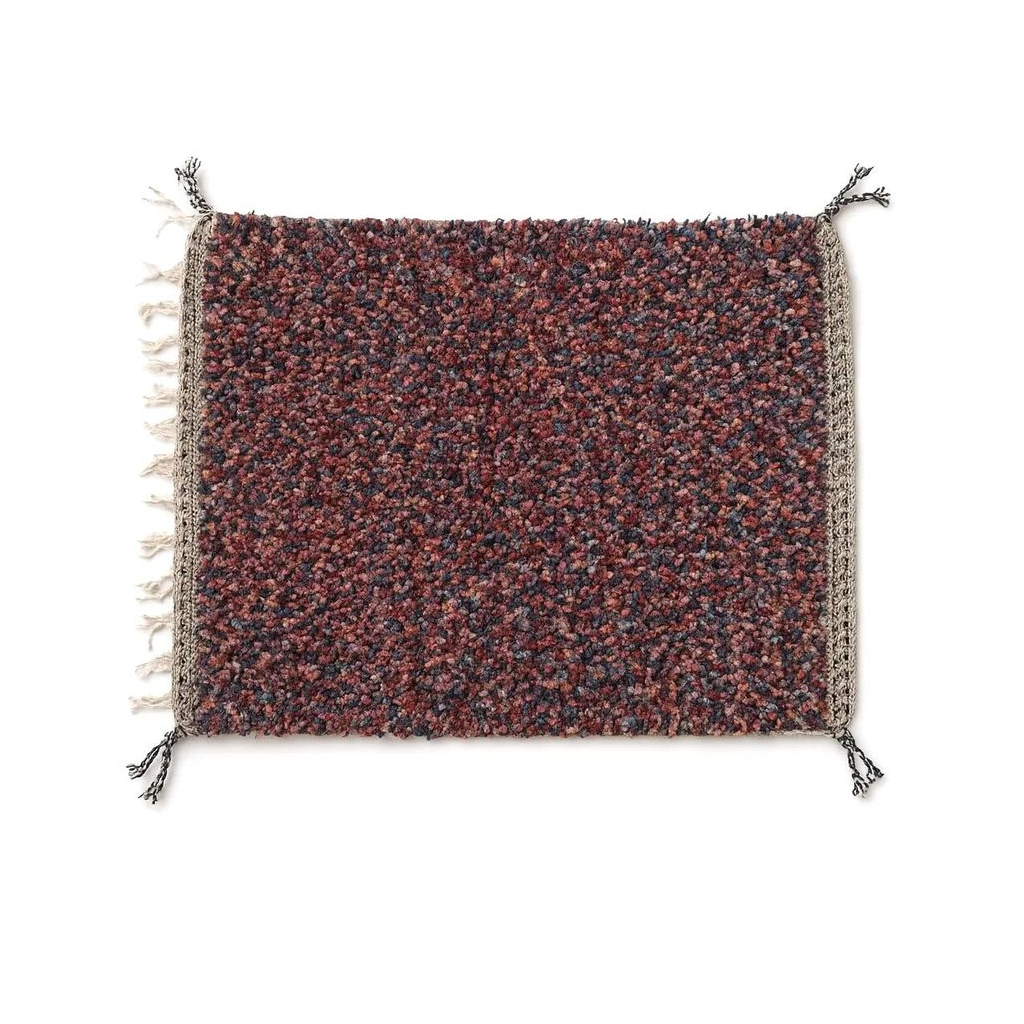 Zahara - Tapis berbère marocain artisanal en laine colorée - Product Image