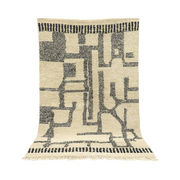 Zafira - Tapis berbère traditionnel en laine géométrique artisanale - Product Image