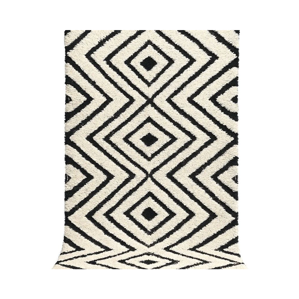 "Zahra - Tapis berbère marocain traditionnel en laine" - Product Image