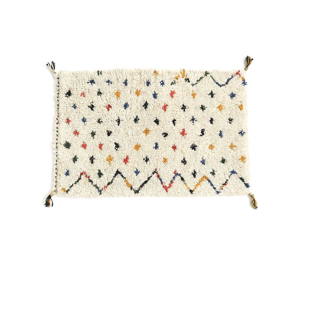 Aya - Tapis marocain berbère artisanal multicolore - Product Image