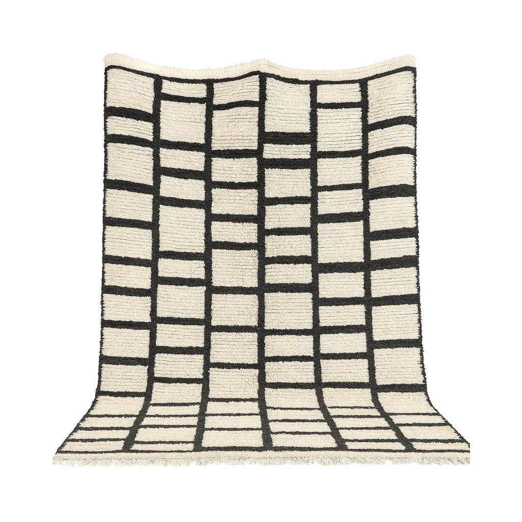 "Zineb - Tapis marocain berbère artisanal en laine" - Product Image