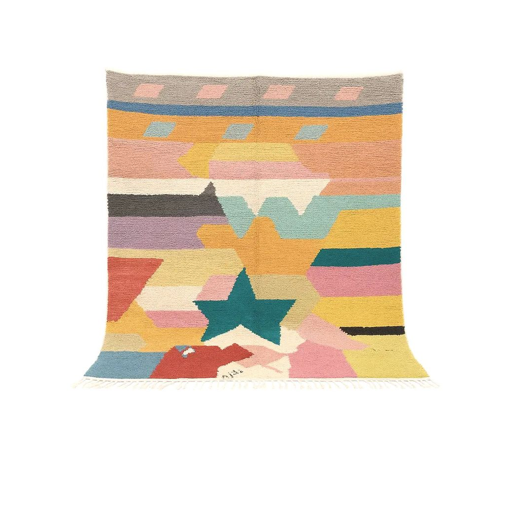 "Layali - Tapis marocain berbère coloré artisanal" - Product Image