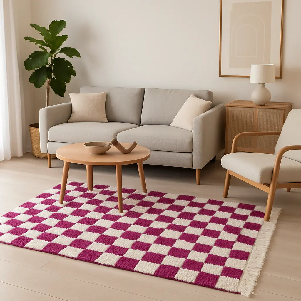 Laila - Tapis marocain traditionnel berbère fait main - Lifestyle Image