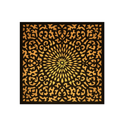 Kenza - Applique murale marocaine orientale carrée en dentelle orientale - Mazaya