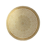 Noura – plafonnier marocain oriental rond en laiton ajouré