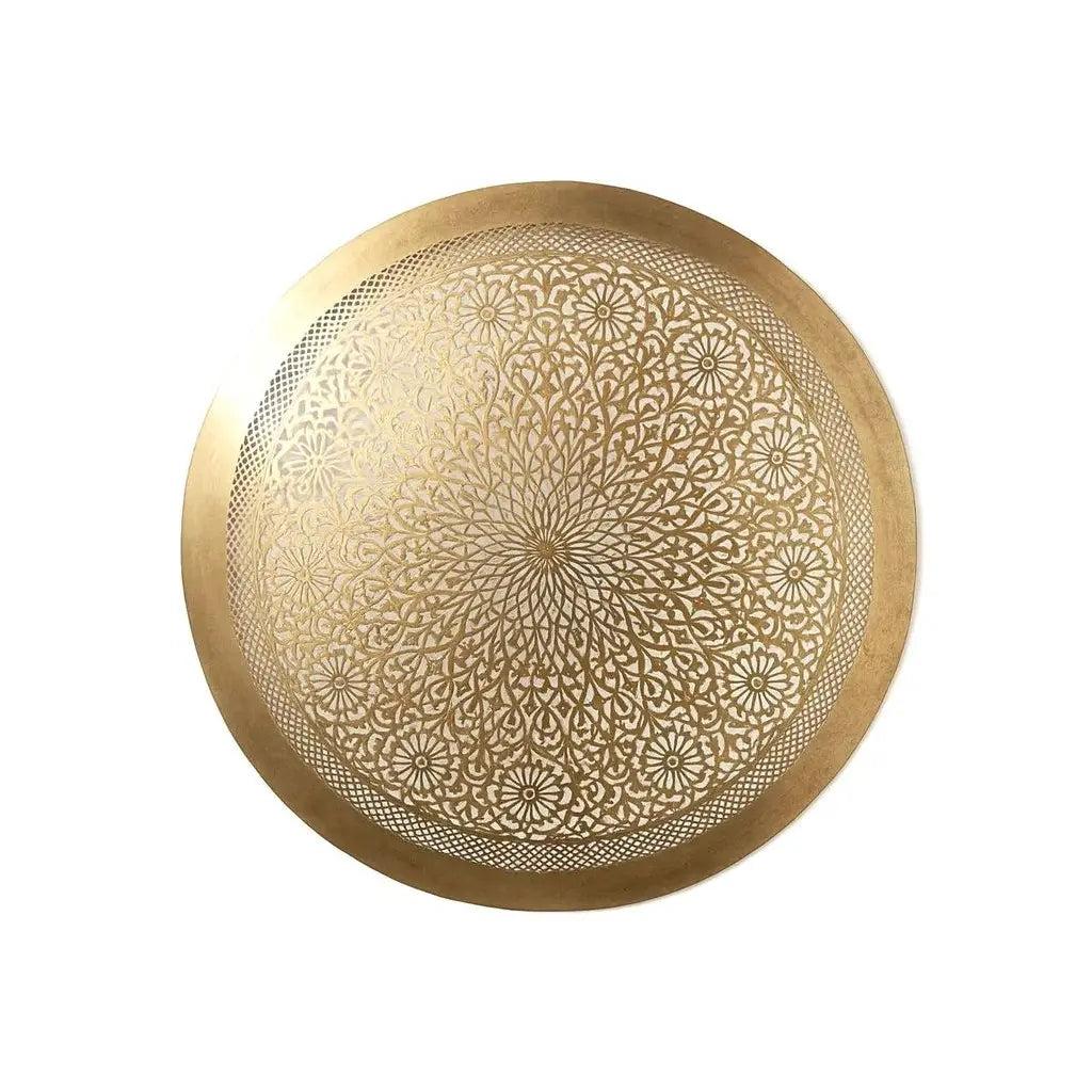 Saida - Lampe murale orientale en laiton