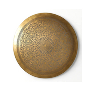 Sahar - Applique murale marocaine orientale dorée à rosace orientale - Mazaya